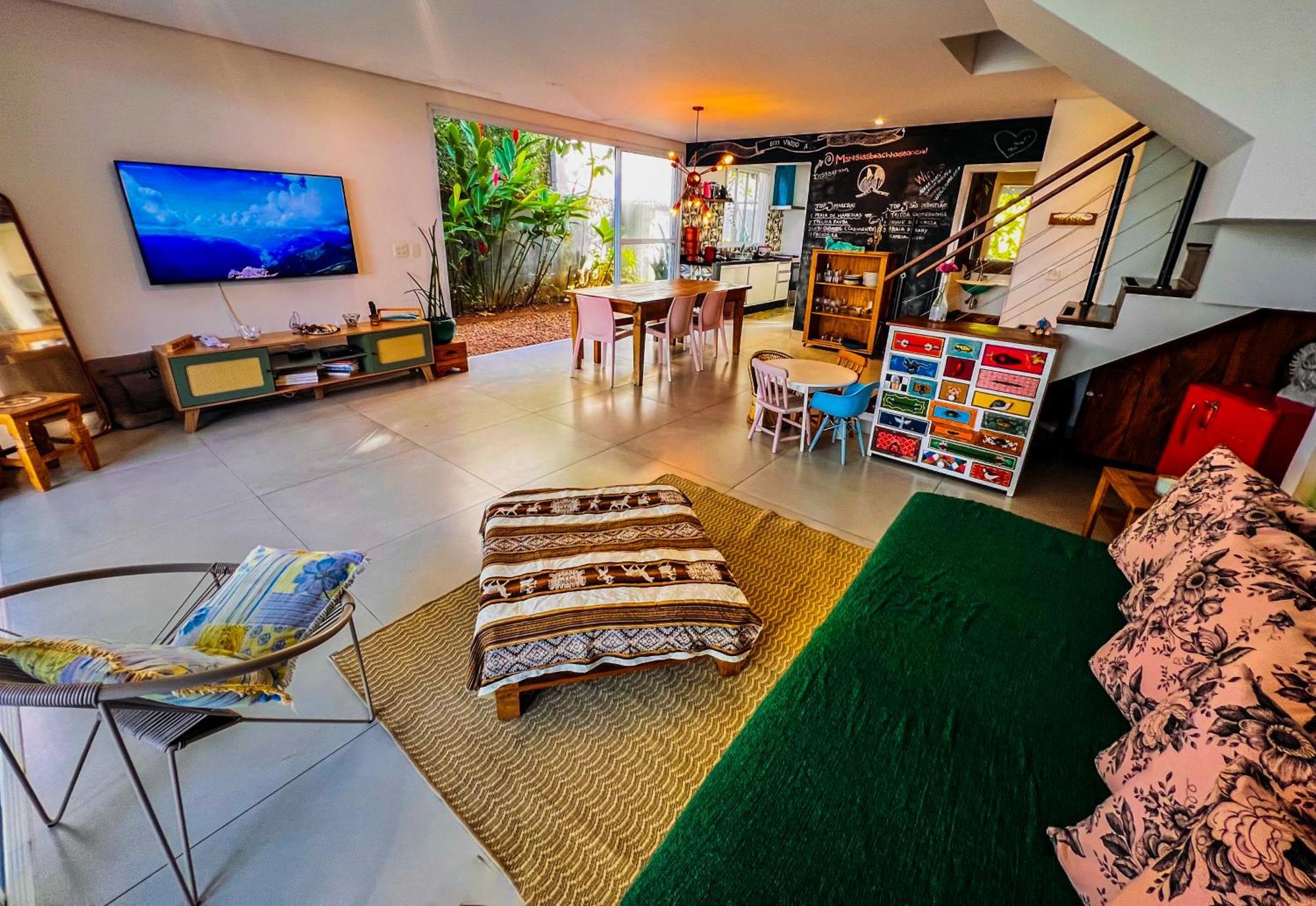 C7, Casa Vibrante, Pe Na Areia De Maresias Villa เซา เซบัสเชียว ภายนอก รูปภาพ